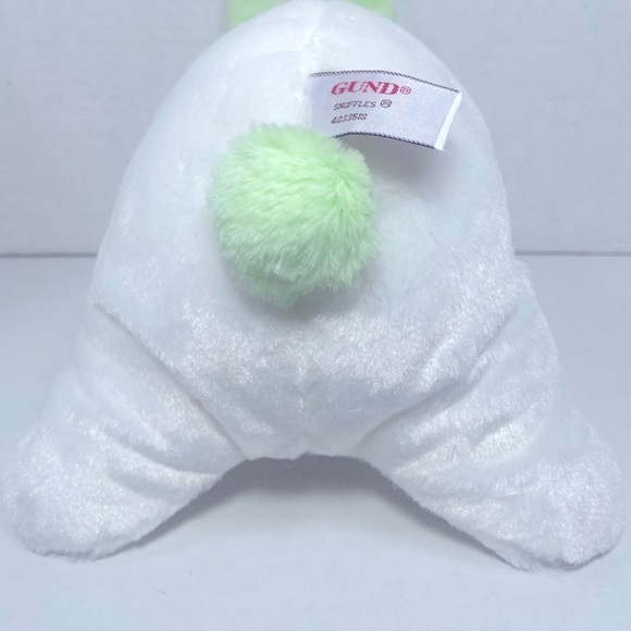 BNWT GUND SNUFFLES 4033518 w GREEN BUNNY EARS PRISTINE 10” - Picture 8 of 11